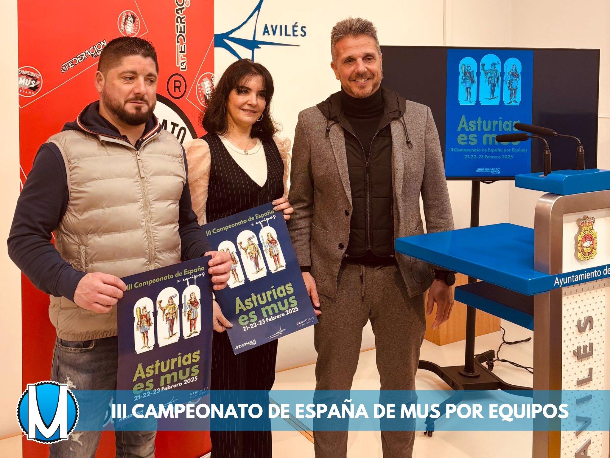 Presentación del III Campeonato de España de Mus por Equipos de Asturias 2025