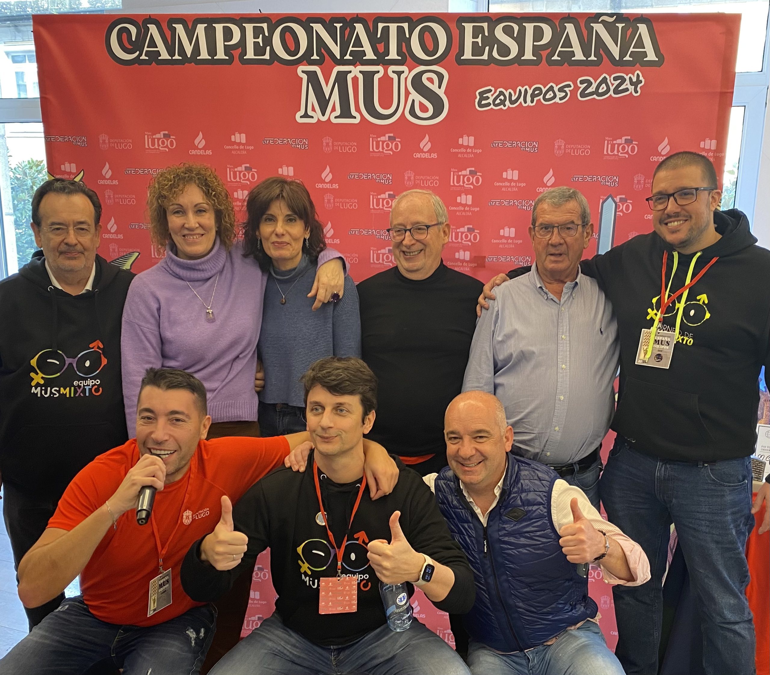 Equipo de trabajo del campeonato por equipos celebrado en Lugo en 2024